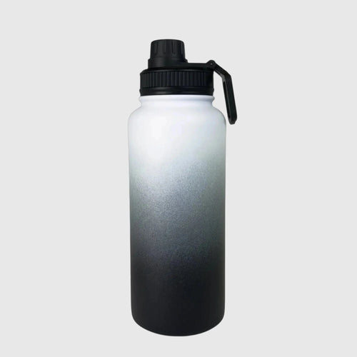 Midnight Black Insulated Water Bottle - 950ml (32oz) Stainless Steel