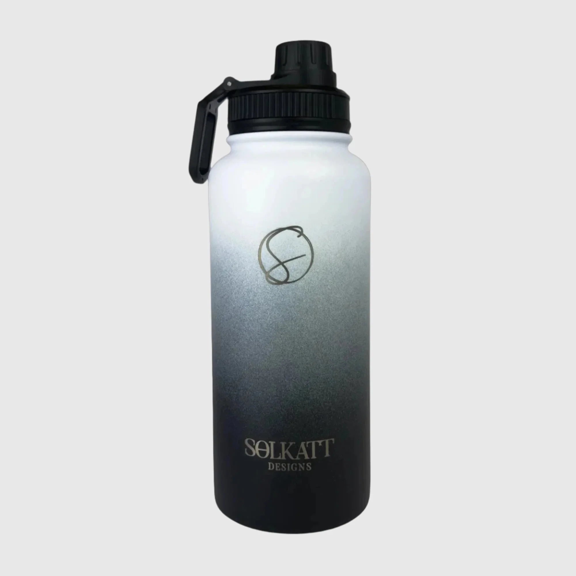 Midnight Black Insulated Water Bottle - 950ml (32oz) Stainless Steel