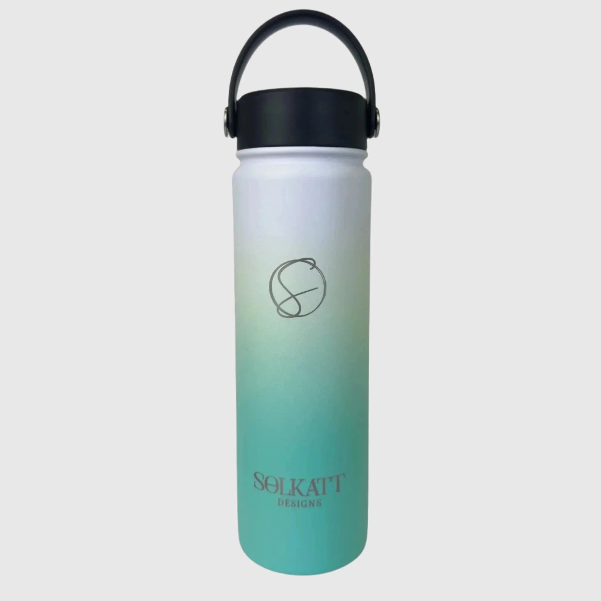 Ocean Aqua Insulated Water Bottle - 650ml (22oz) Stainless Steel