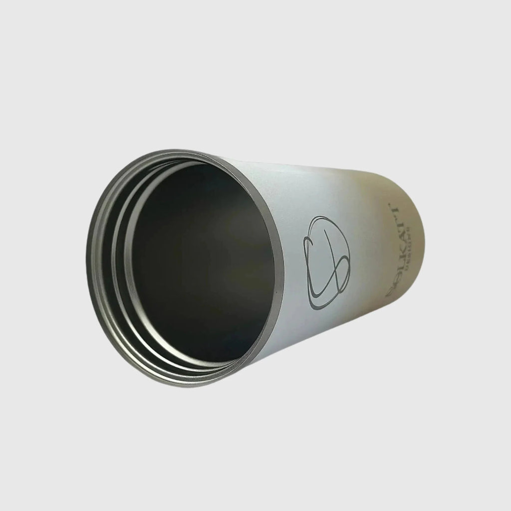 Pastel Beige Insulated Travel Coffee Cup - 500ml Stainless Steel